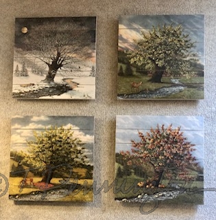Set of 4 Trees